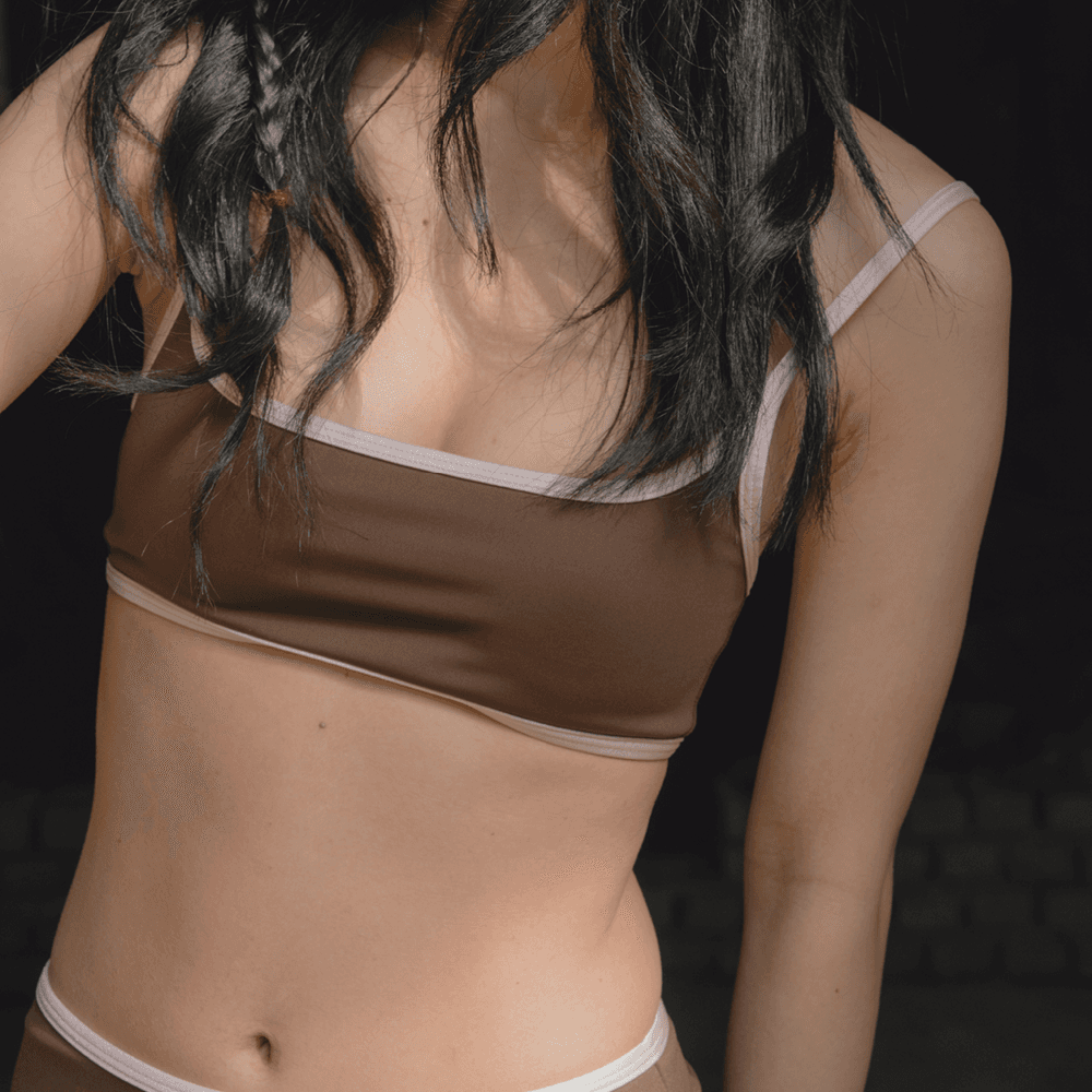 Swim bikini in Brown (Biodegradable fiber) - 6/14 예약배송