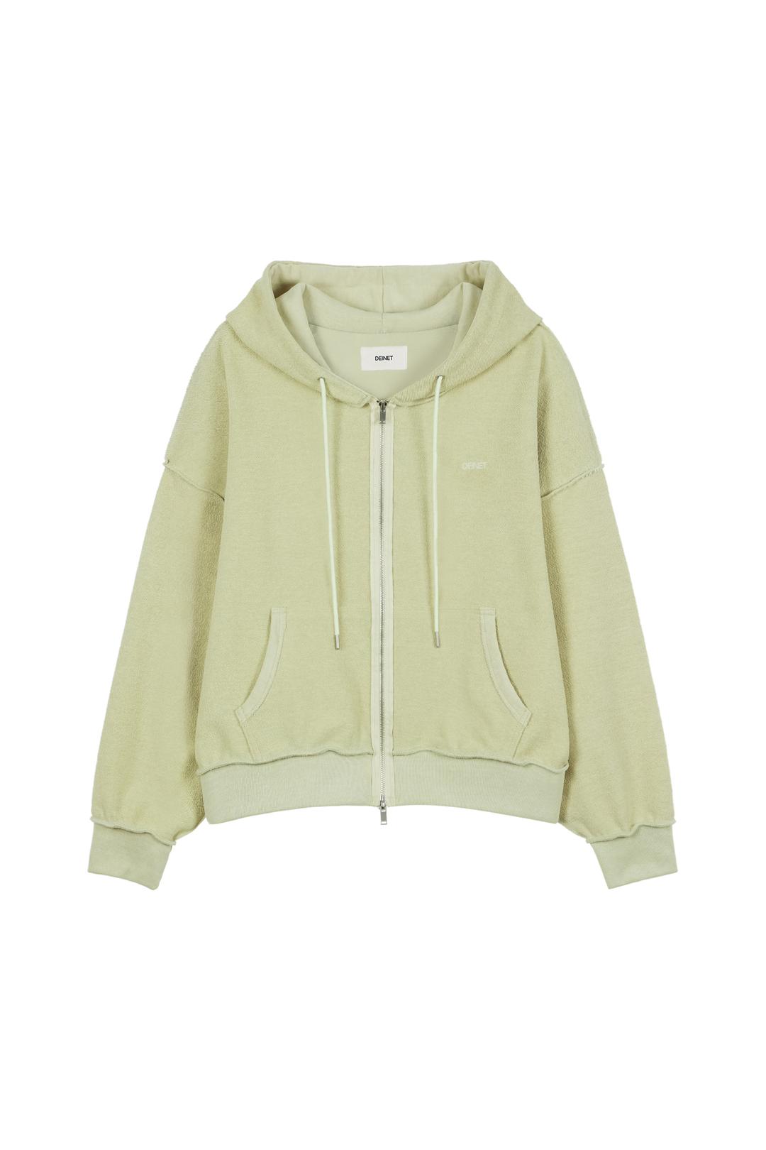 DEINET INSIDE OUT ZIP-UP IN YELLOW