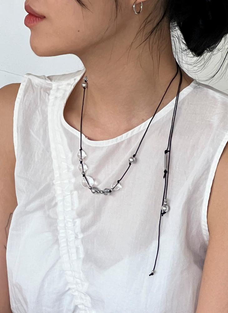 버블 비즈 목걸이