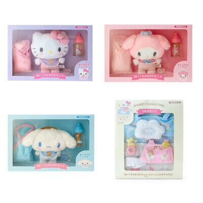 마이 멜로디 신나모롤 헬로 키티 아기 봉제 인형 케어 세트 산리오 2023 일본