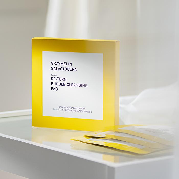 [그레이멜린] 갈락토세라 리턴 버블 클렌징패드 10매(+3매 추가증정)