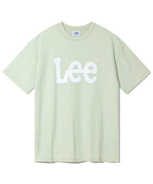 빅 트위치 로고 티셔츠 세이지 그린