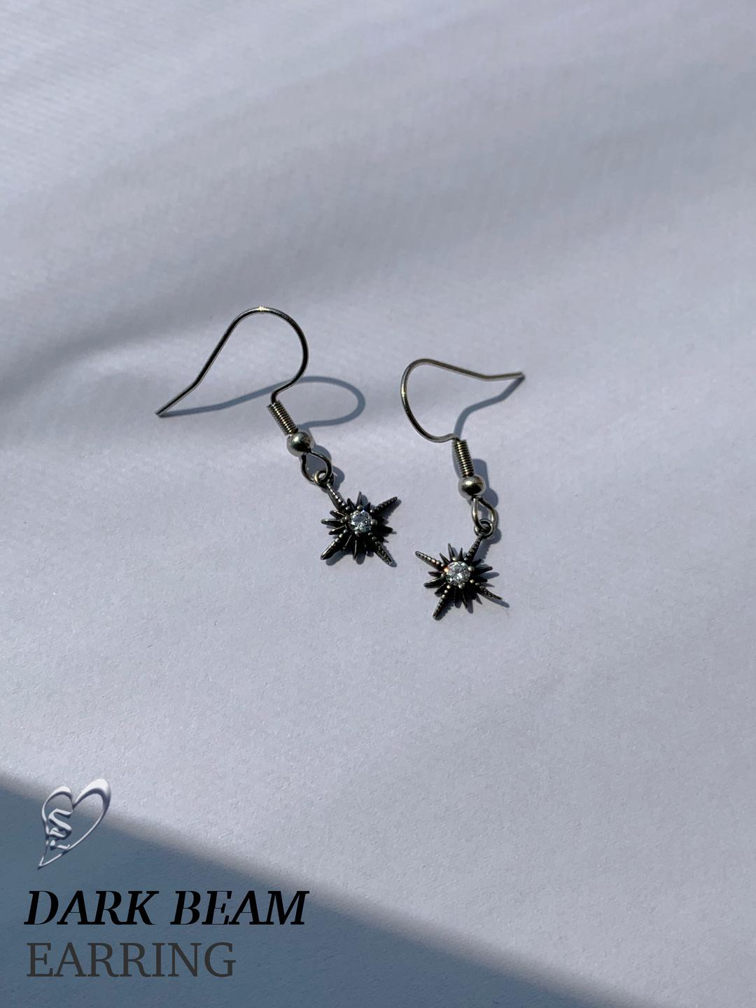 [당일발송] Dark beam earring