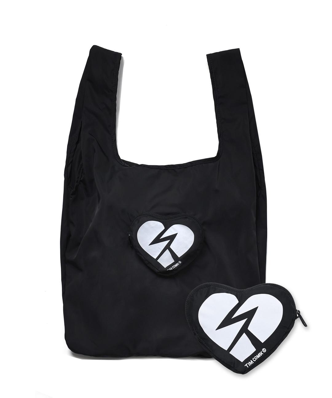 하트 패커블 백_블랙