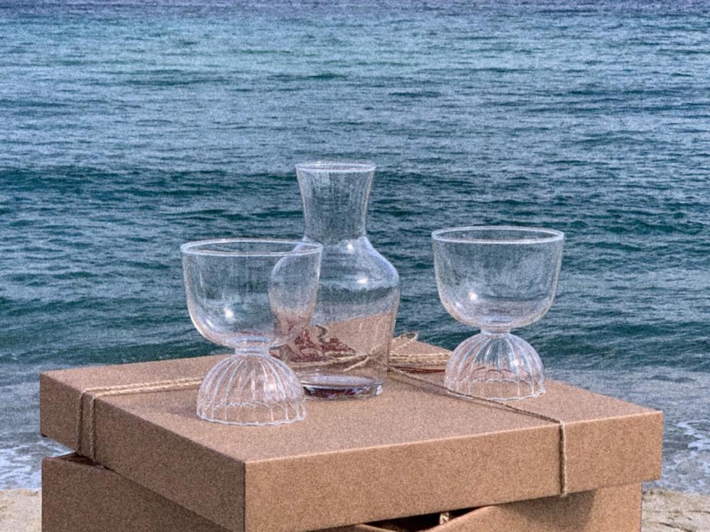 [하이토브] 신혼부부 센스있는 집들이선물 이사선물 티니블랑 막걸리잔 세트