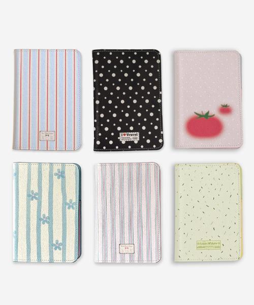 drawing pattern passport holder (5 options) 여권 지갑