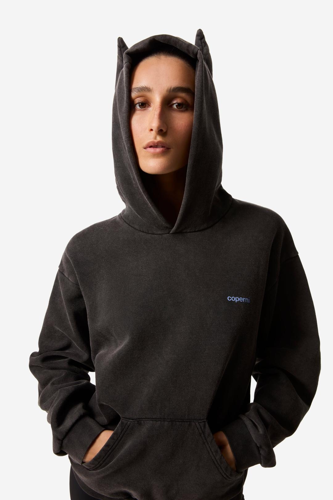 Washed Horn Hoodie - XS