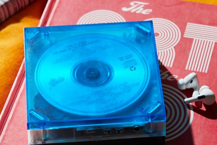 [해외] Long Time No See 레트로 블루투스 CD 플레이어