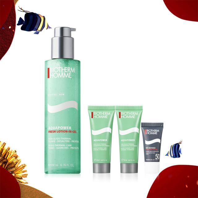 [비오템 옴므][12/24예약][12단독] 아쿠아파워 올인원 200ml 세트