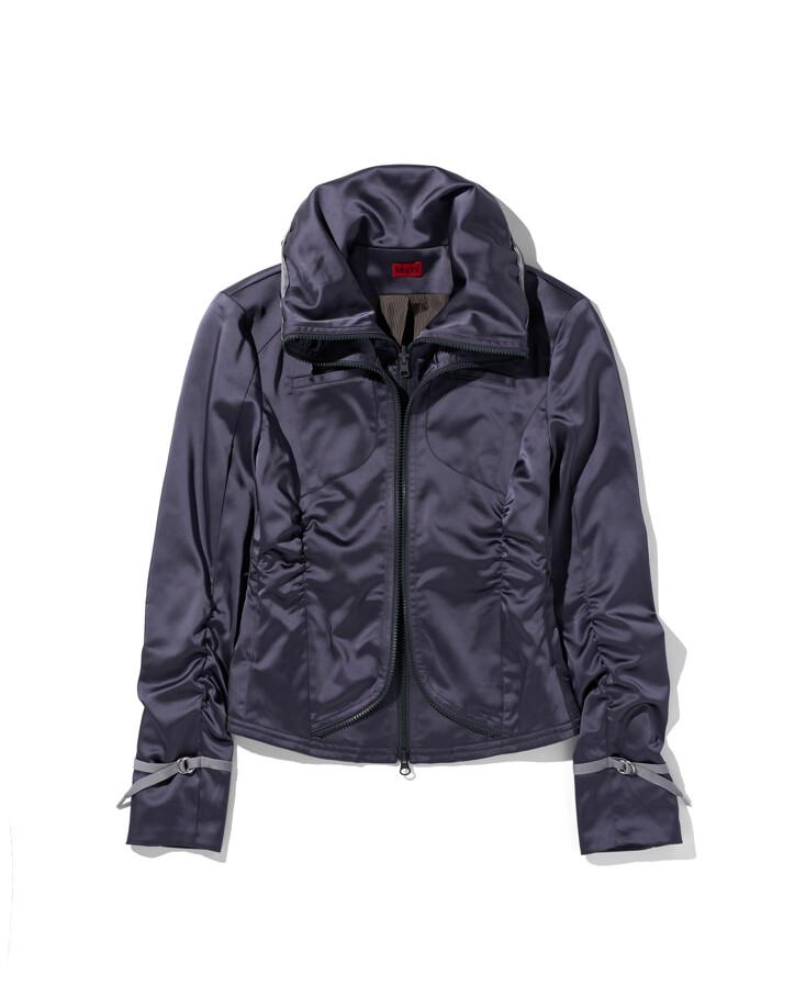 MOTO ZIP JACKET - CHARCOAL