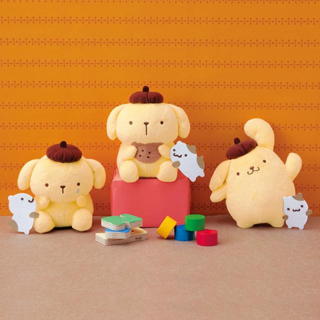 산리오 프라이즈 폼폼푸린과 머핀의 일상 인형