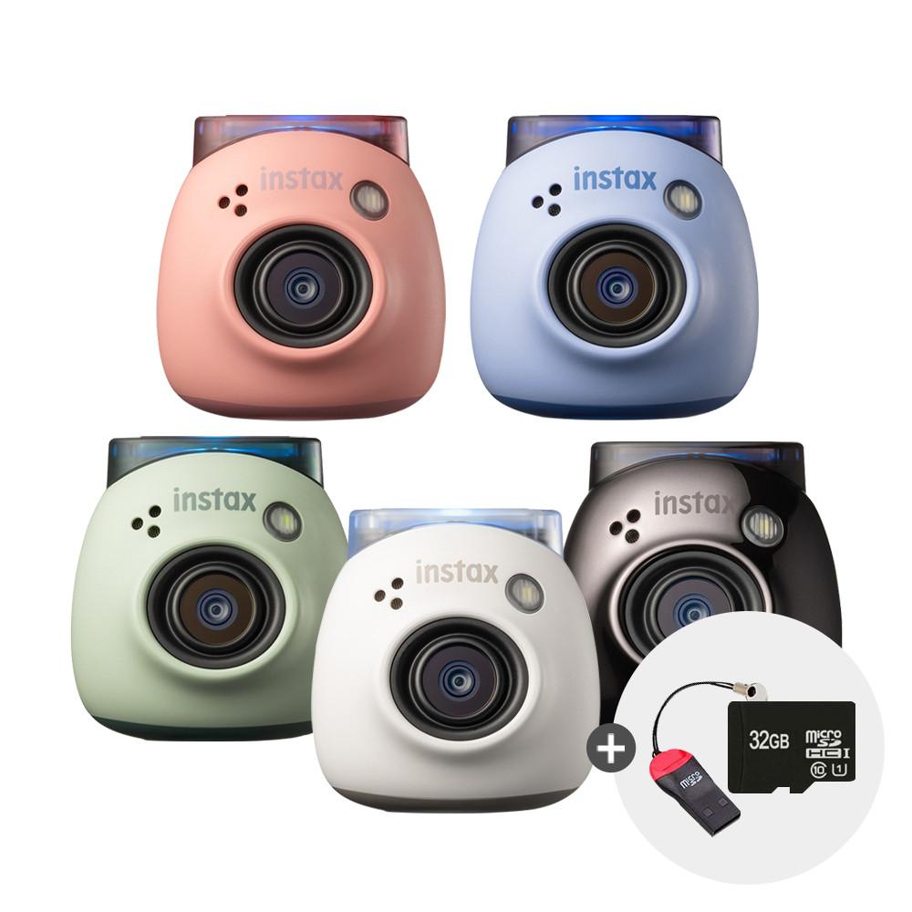 (한국후지정품)인스탁스 PAL+선물(32G메모리+SD리더기)/소형 키즈 어린이 카메라