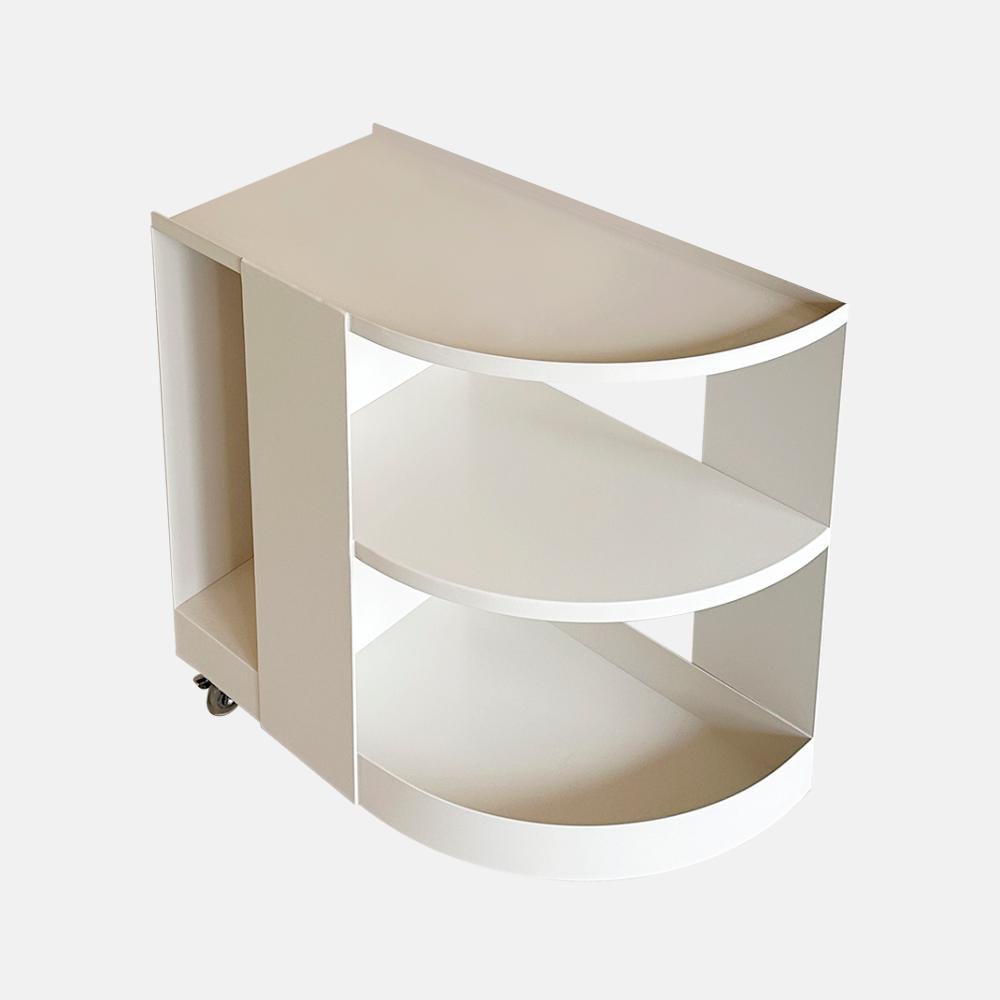 TRIBO trolley / semi glossy ivory