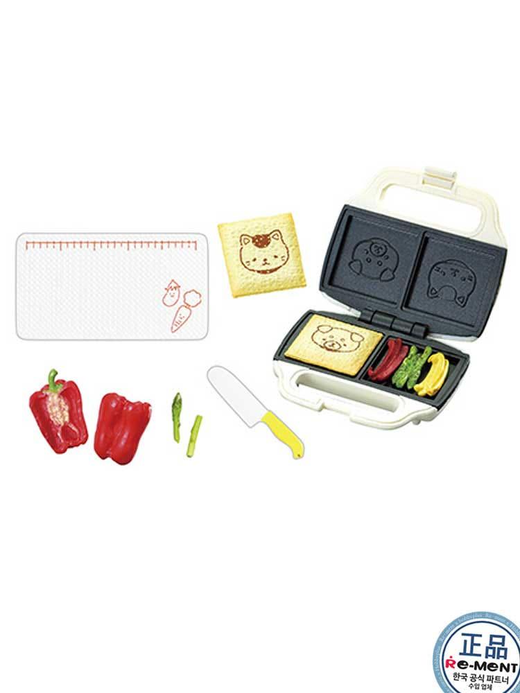 [리멘트] 푸치샘플시리즈 저도 요리할 수 있어요! 두근두근 첫 요리  ~~  [5번] 야채도 썰고 빵도 구워져 ...  (단품 1개 발송)8+