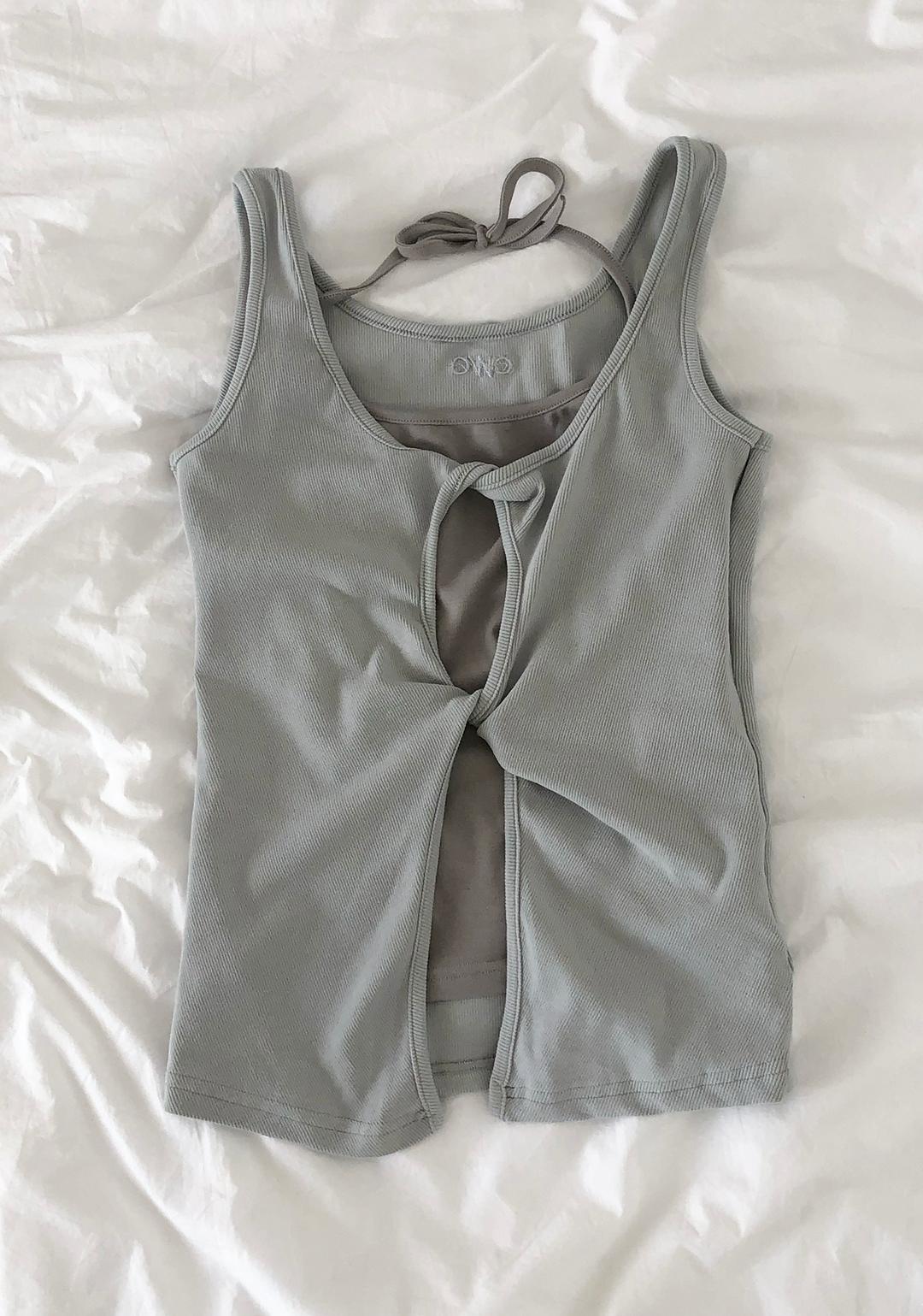 Hole Layered Sleeveless (2color)