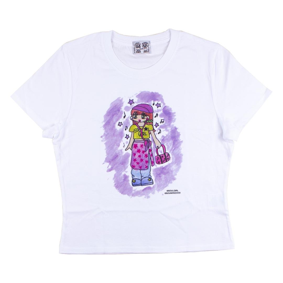 [SOULPUSSSYCAT] SOULGIRL Loves Music Tee No. 2 (Woman Fit) - White