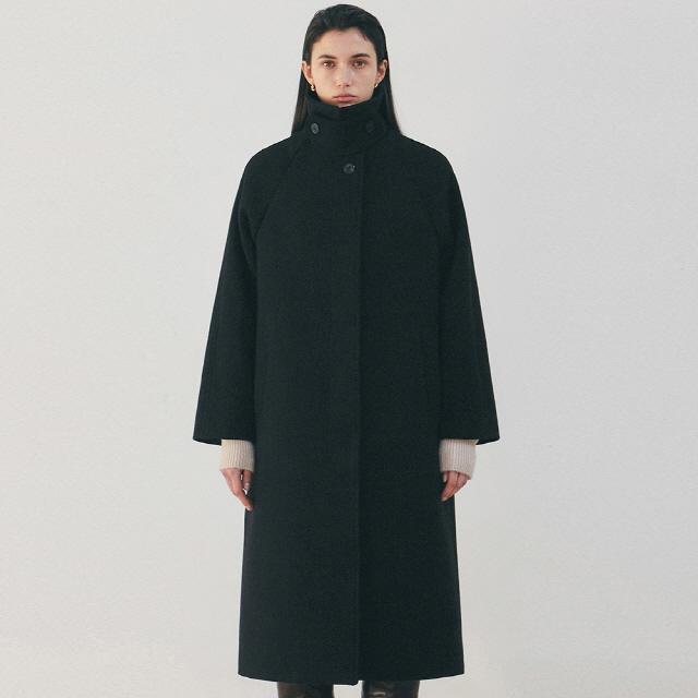 WOOL BALMACAAN LONG COAT_BLACK