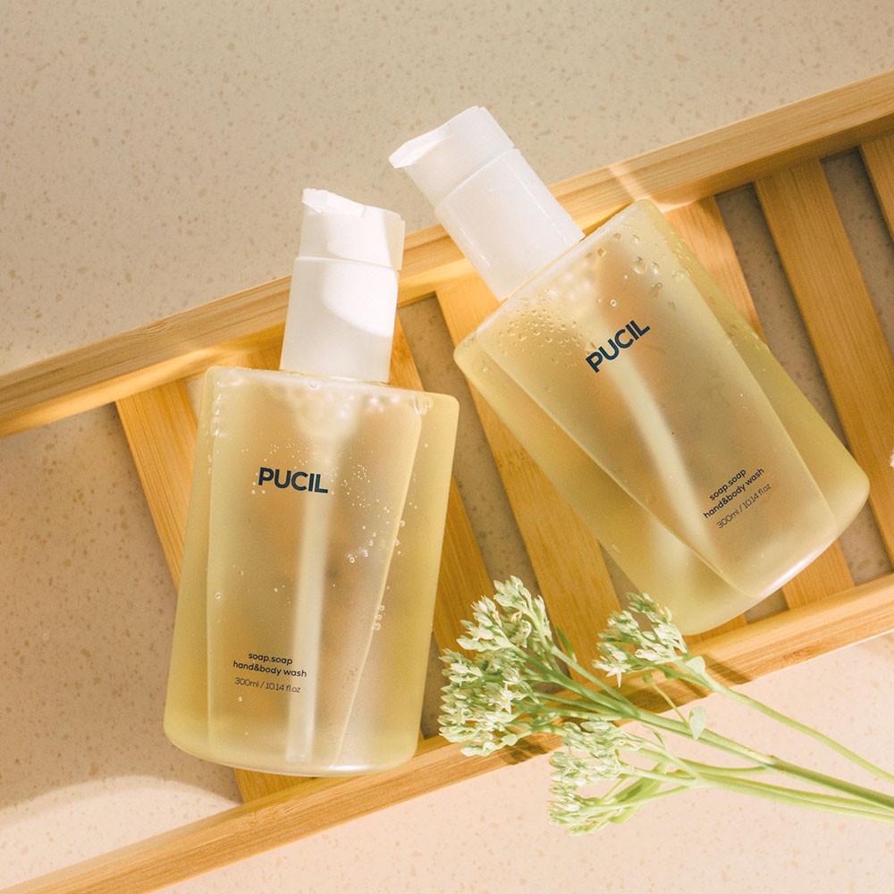 소프소프 푸실 - 핸드 앤 바디워시 300ml, 무자극 자연유래 순한 성분 은은한 숲의 향 (대용량 핸드워시)