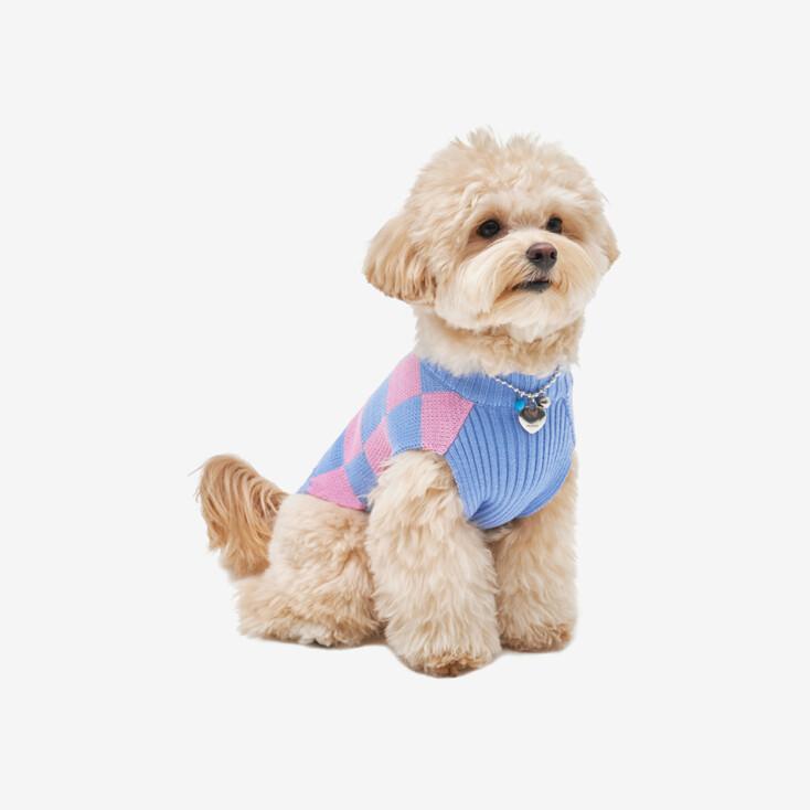 Bamboo Knit Blue Pink (XS,S)