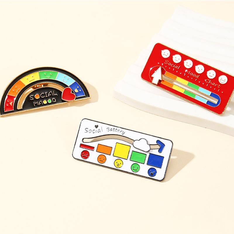 [1+1] 디프루 감정표현 에너지 브로치 뱃지