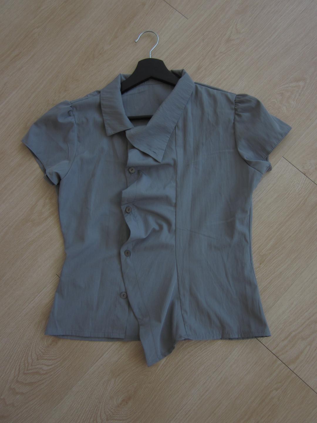 Unbal shirring shirt