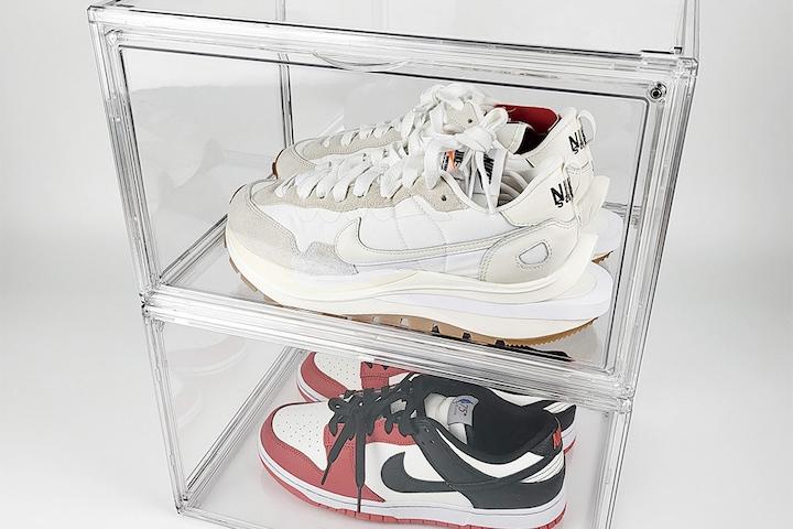 프리미엄 투명 슈케이스 신발보관함 정리대 UV자외선차단