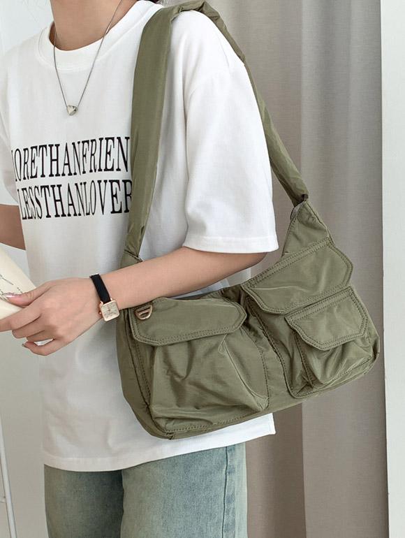 원더풀 투포켓 숄더백 [4color/초경량]