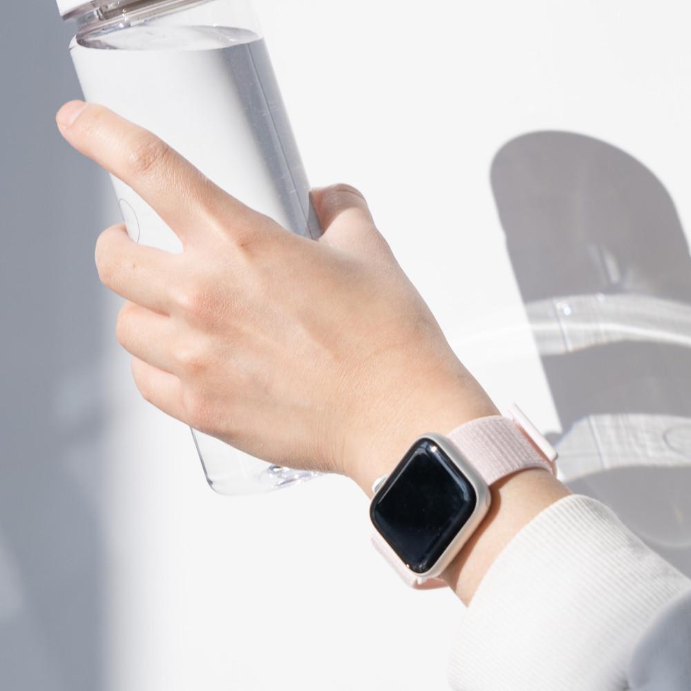 애플워치 실리콘밴드 스트랩 시계줄38/40/41mm 로즈핑크 ULVEL0191