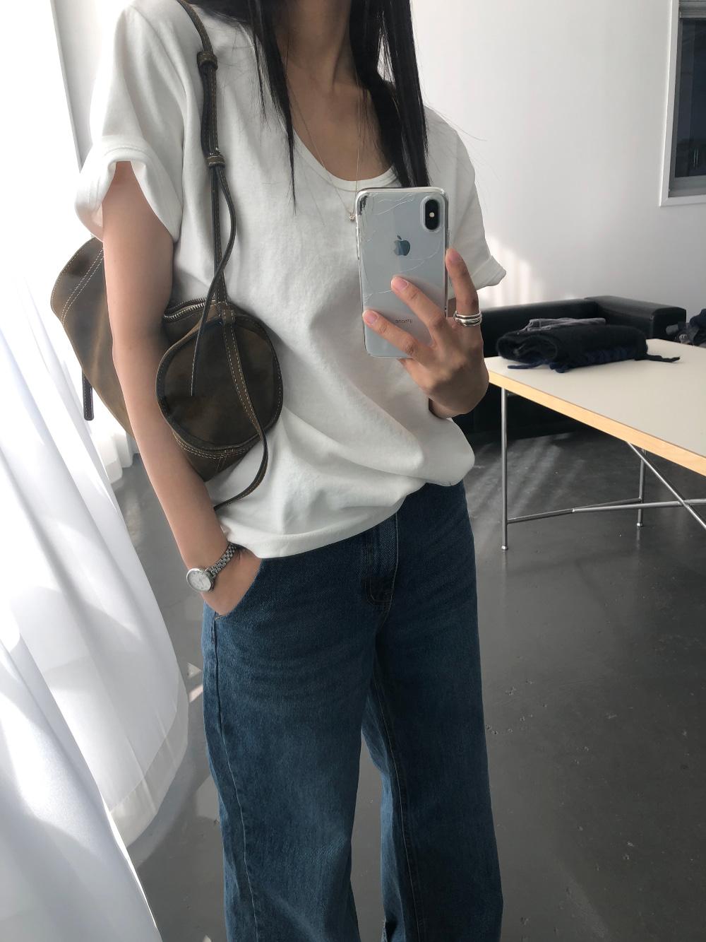 short sleeve inner tee (2color)