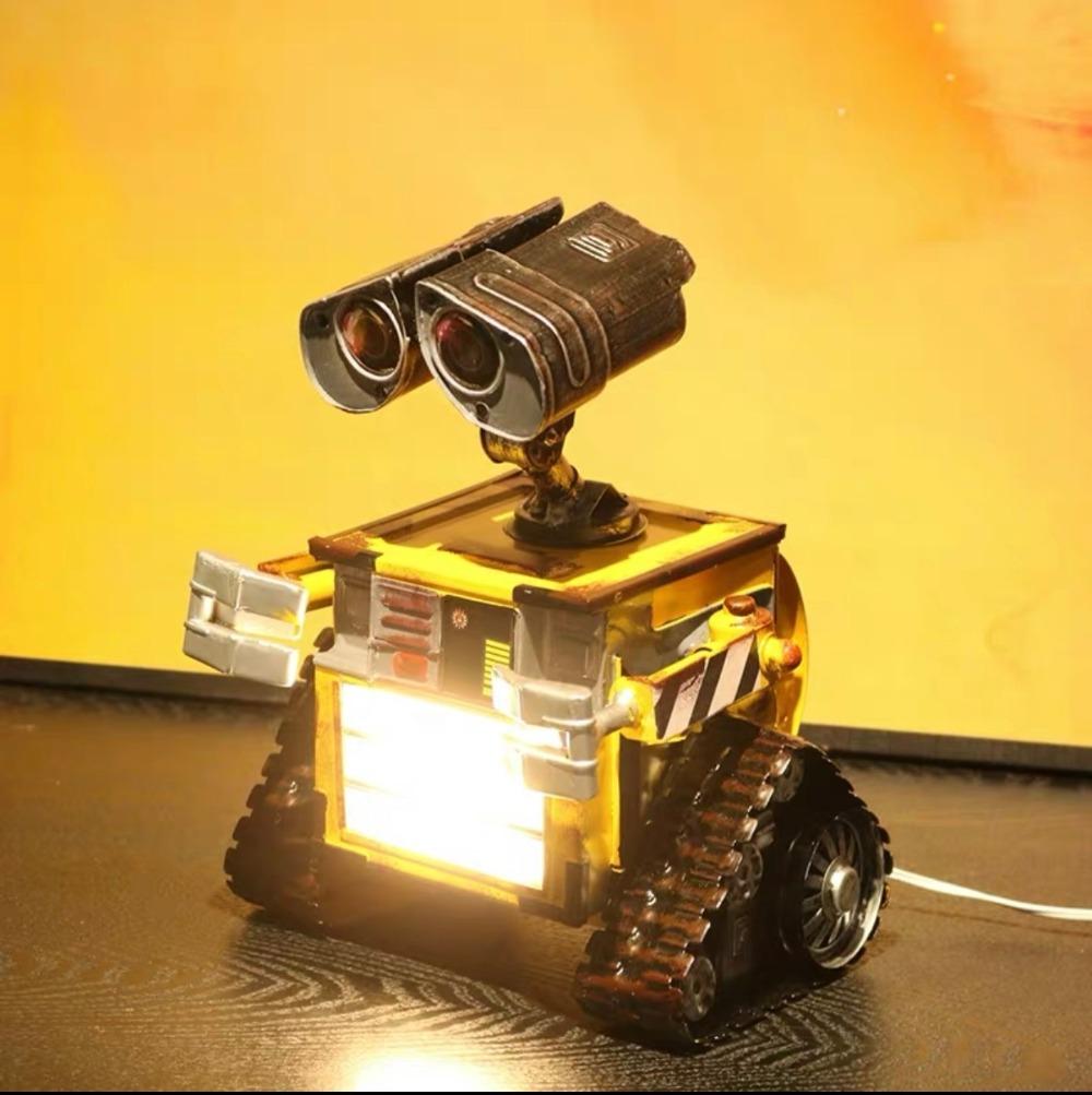 빈티지 스타일 WALL-E 월e 와이어 로봇 티슈케이스/저금통/책상 전등