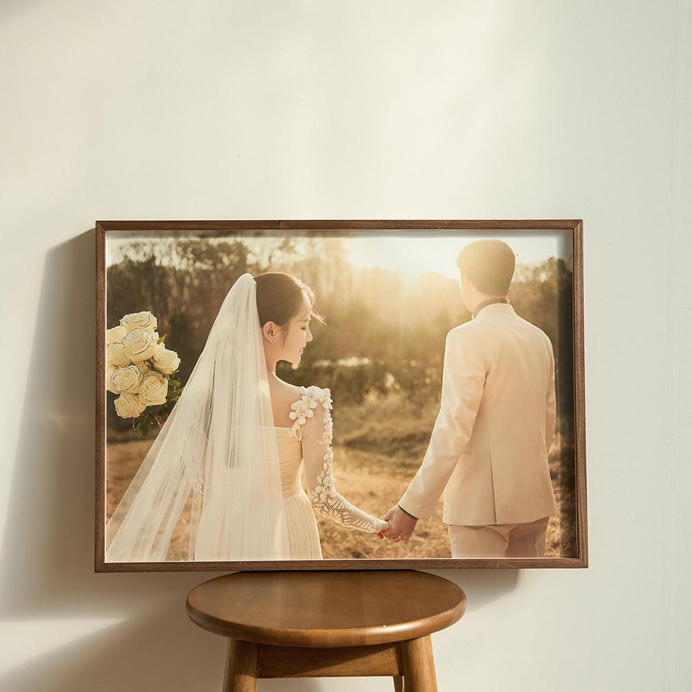 프리미엄 수제 원목 액자(대형) / 웨딩액자 제작 / 스튜디오 본식 가족사진 / 에떼프레임