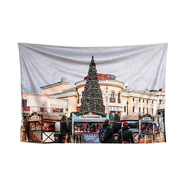 winter tree blanket 이중 블랭킷