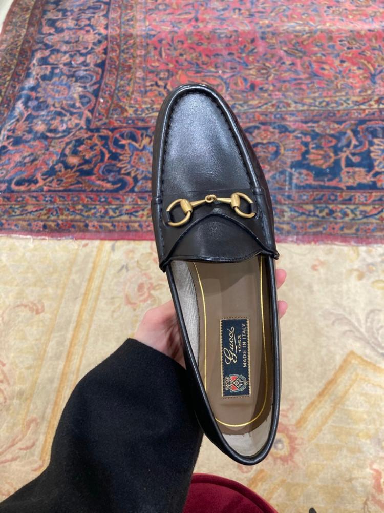 구찌 홀스빗 1953 모카신 로퍼 309701 BLM00 1000 (블랙)