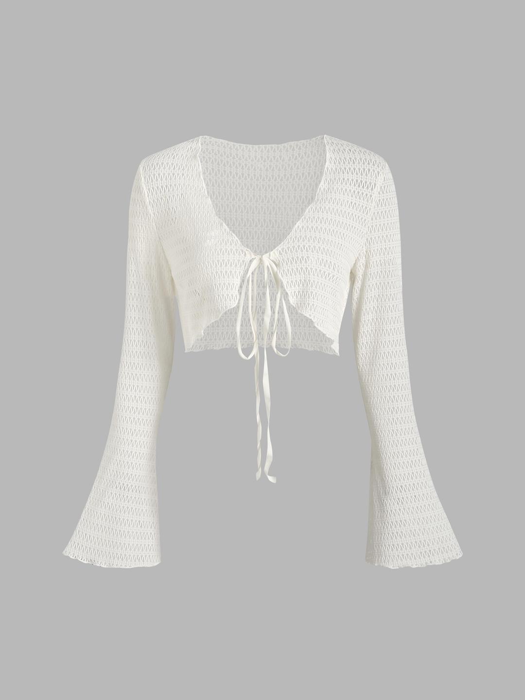 Solid Texture Cardigan