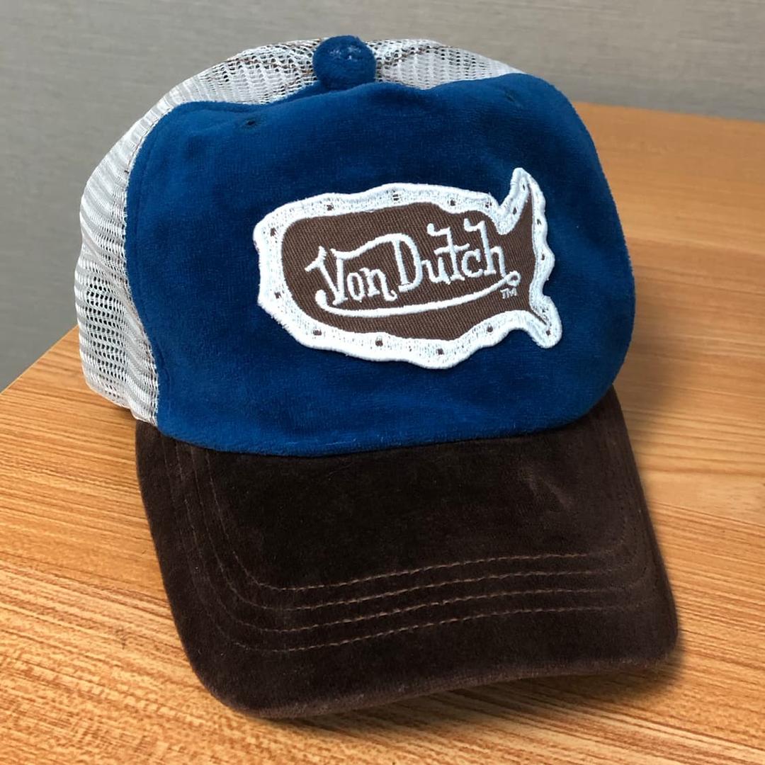 본더치 Von Dutch 메쉬 캡 블루 브라운 | 후루츠패밀리