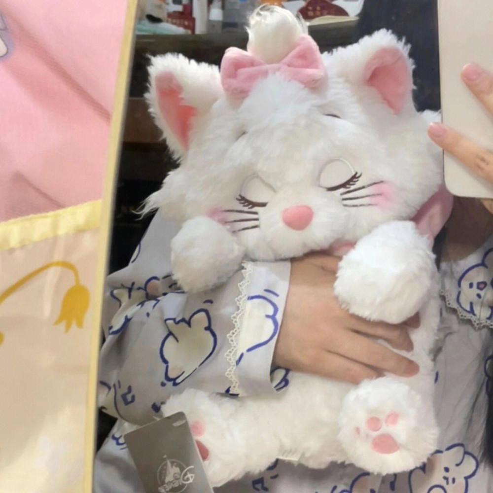잠자는 마리인형 귀여운 고양이 봉제인형