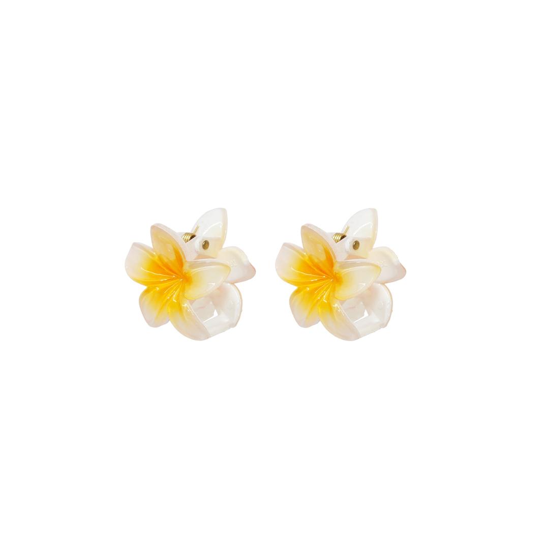 Baby Super Bloom Clip Set in Coconut