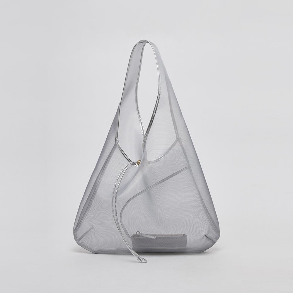 Luv basket bag(Mesh silver)