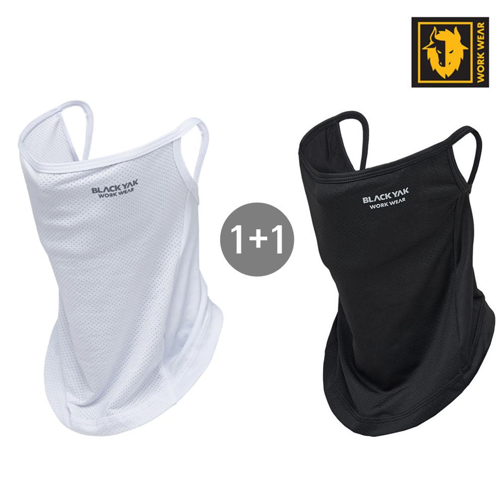 1+1 블랙야크 자외선차단 마스크 골프마스크 자전거 안면 여름 얼굴햇빛가리개 페이스커버