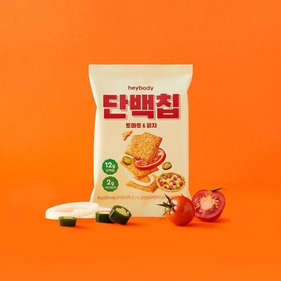 헤이바디 단백칩 토마토&피자 50g