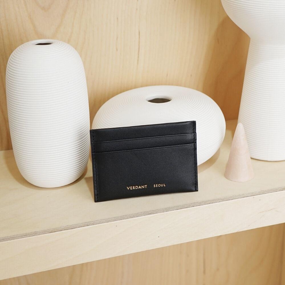 FLAT CARDHOLDER - CLASSIC BLACK
