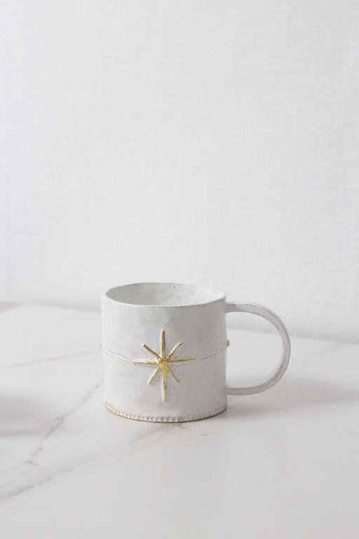 White winter_star coffee mug