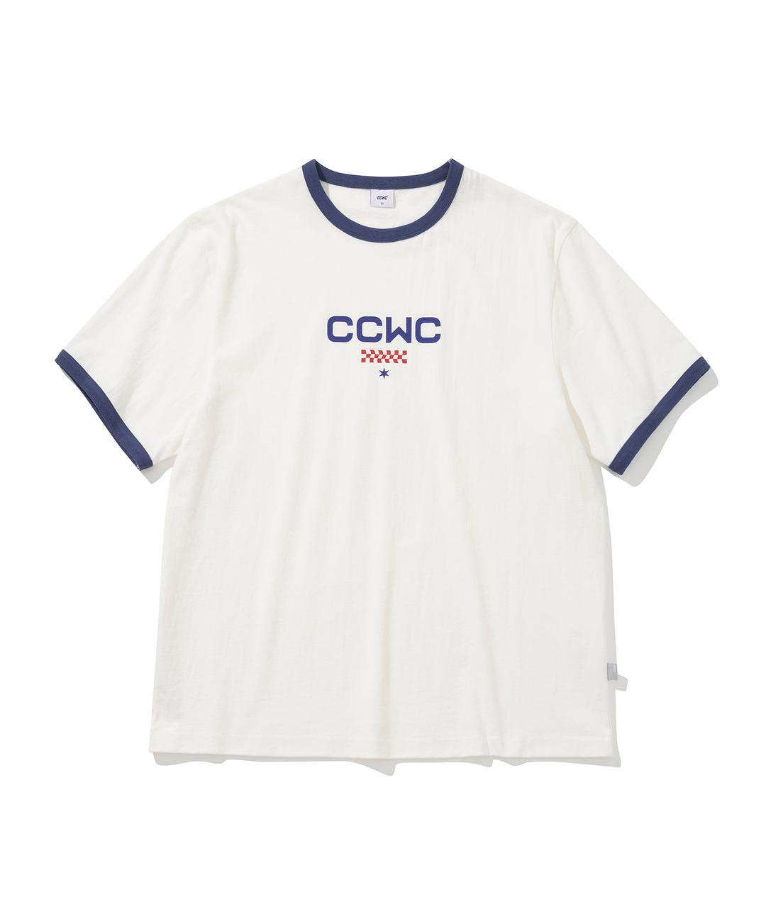 (2nd restock) RINGER SS TEE OFF WHITE