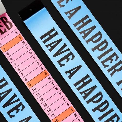 (12/5부터출고) [2025 캘린더] 2025 Long long calendar_color block