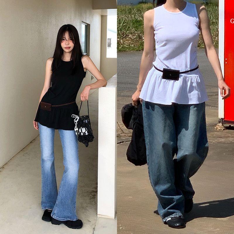 [모코블링] 셔링 레이어드 나시원피스 플레어원피스 셔링원피스 미니원피스 레이어드원피스 나시원피스