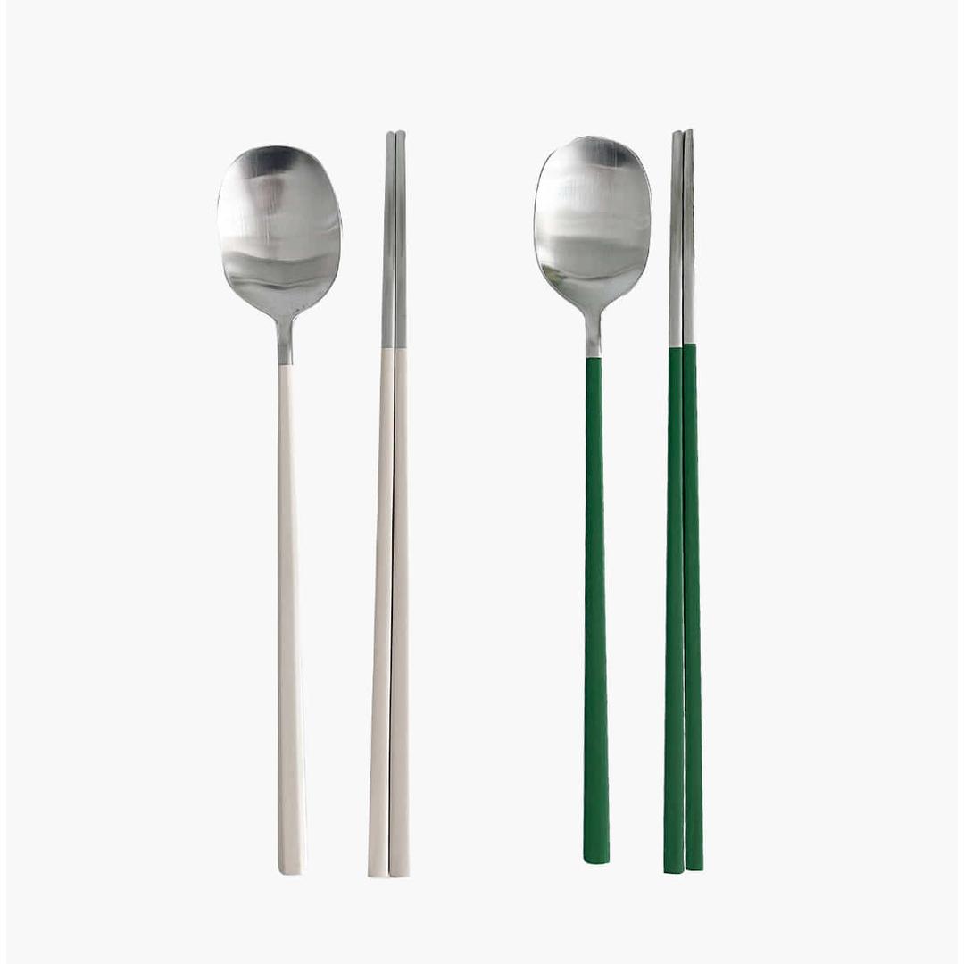 컬러링 스텐 커트러리 세트