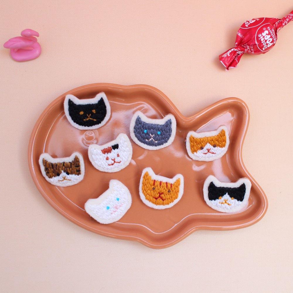 8냥이 자수브로치/마그넷