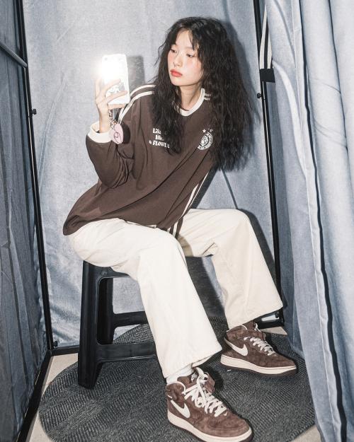 LLF UNIFORM L/S TEE(BROWN)