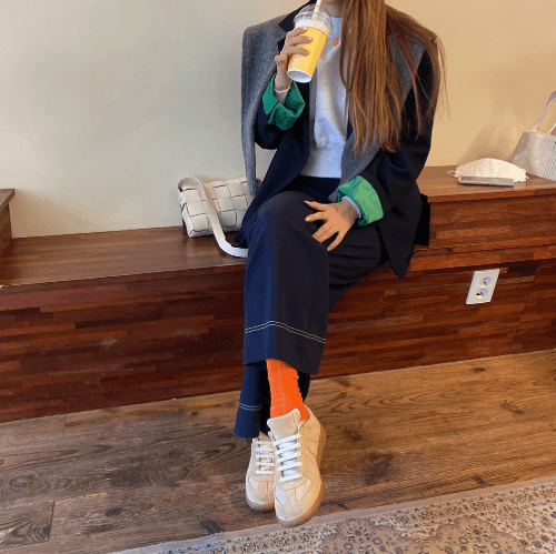 Knit collage over-fit jacket (프리오더 7-10일소요)