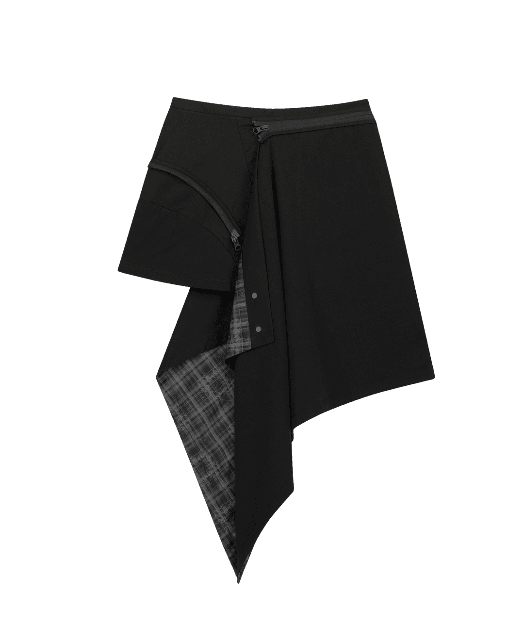 *Preview* Multipanel Pleats Skirt / Black